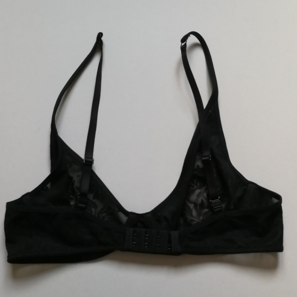 LOVE by Gap plunge unlined underwire lace bra - Picture 3 of 4
